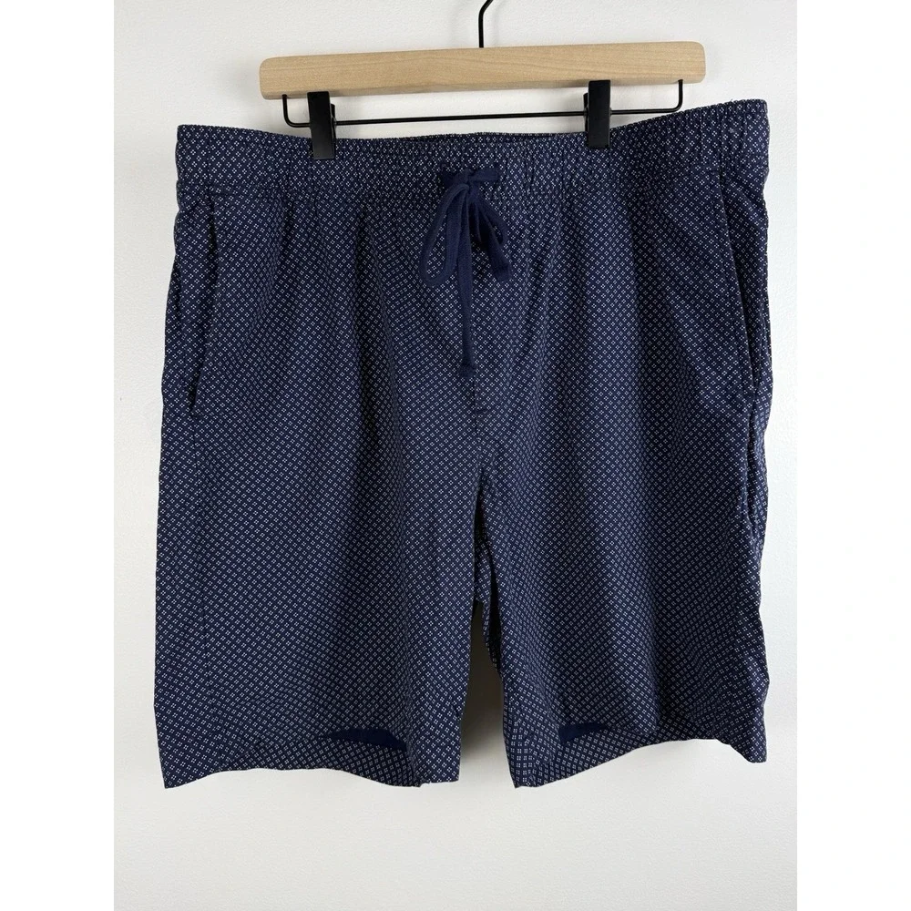 Banana Republic Deck Short Navy Drawstring Elastic Waist Pockets 8